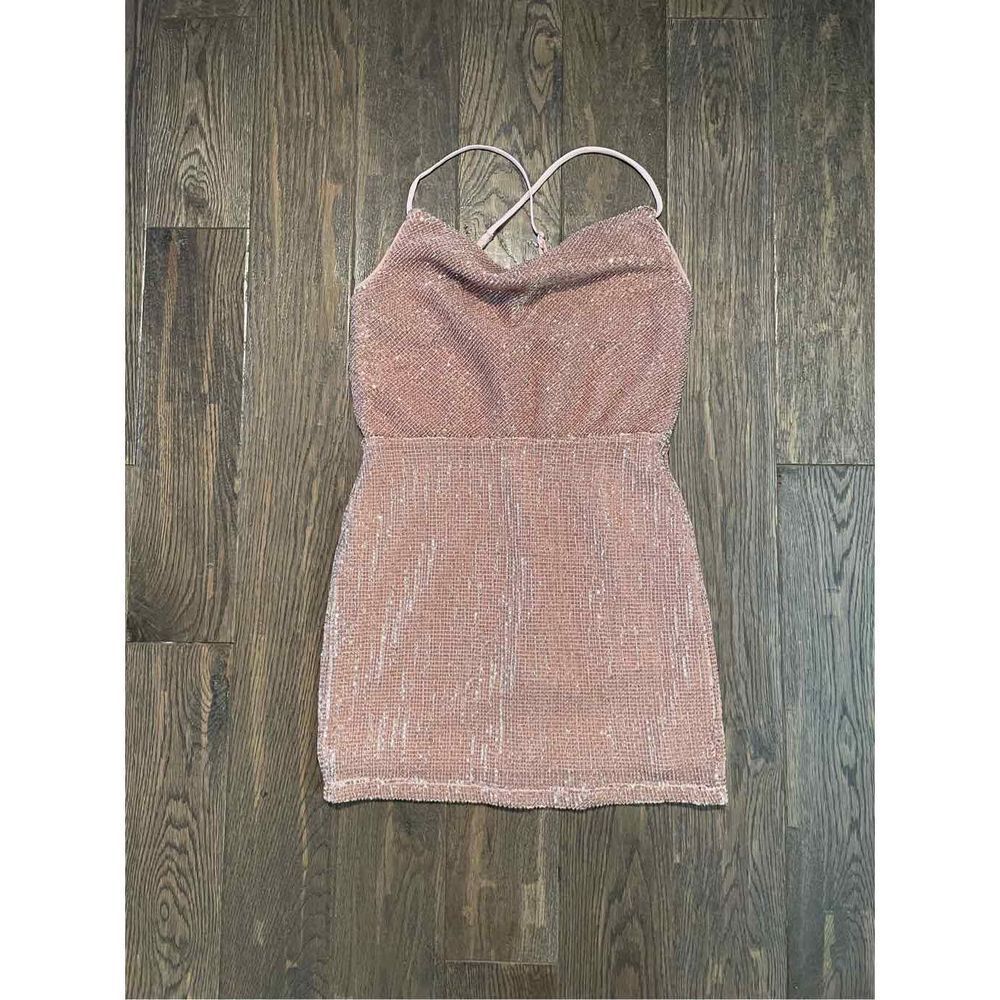 NBD Mark Mini Dress In Copper